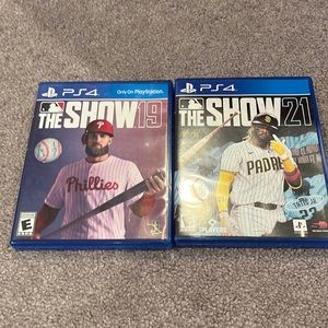 MLB The Show19 and The Show21 PS4